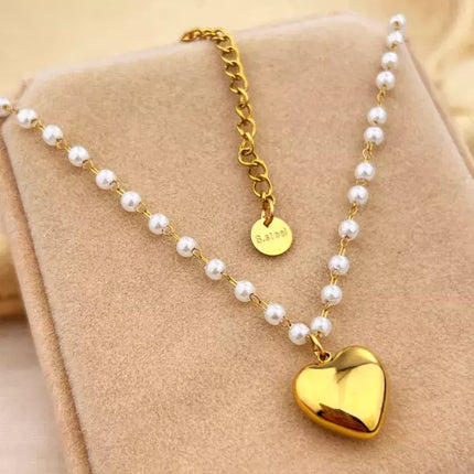 COLLAR PEARLY GOLD