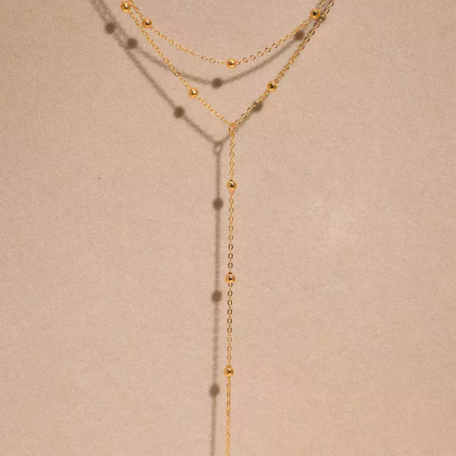 COLLAR DOBLE CORBATERO FINO BALLS