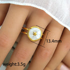 ANILLO SELLO STAR NACAR