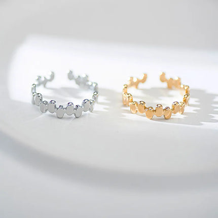 ANILLO BOLITAS IRREGULARES