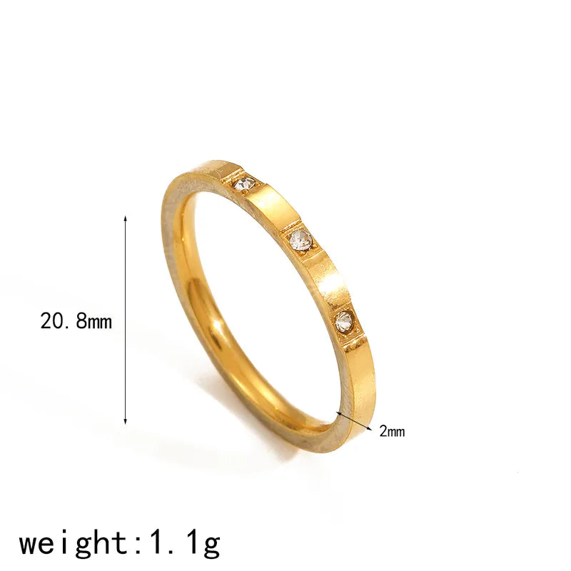 ANILLO FINITO TRES BRILLOS SEPARADOS