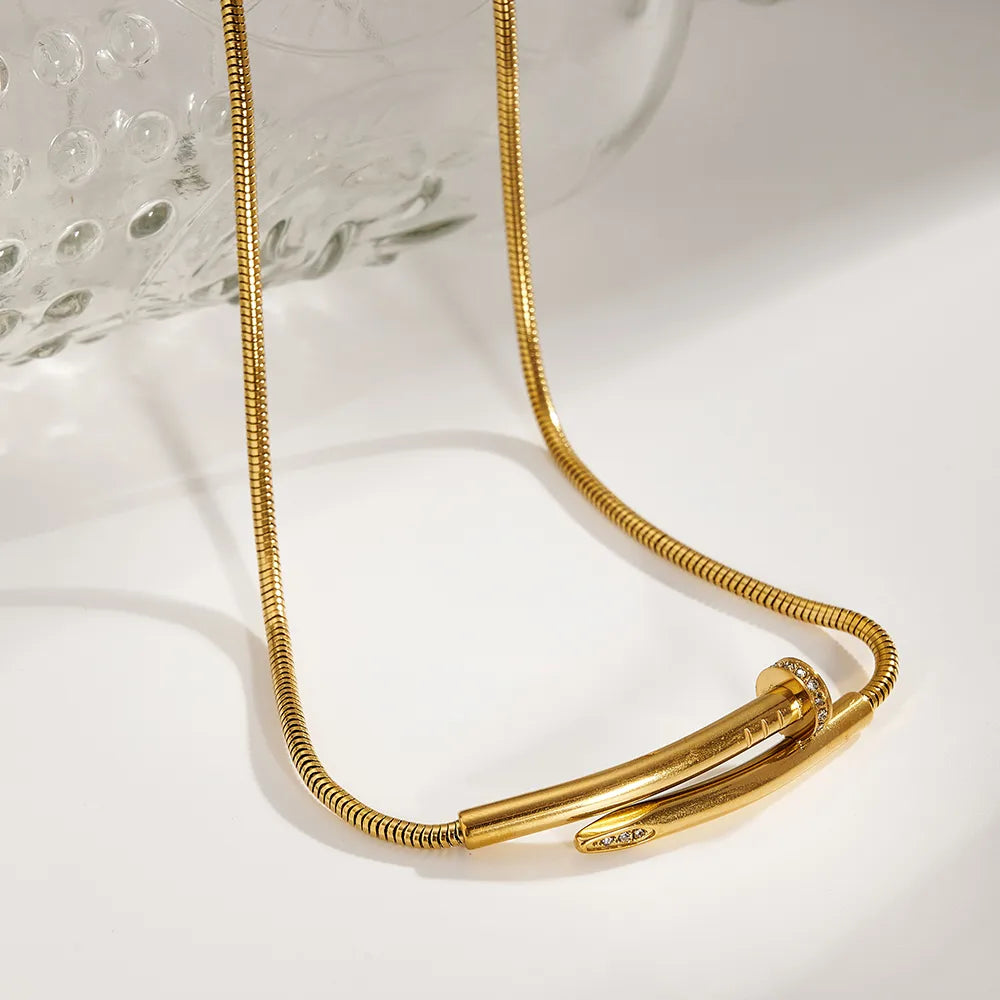 COLLAR CLAVO GOLD
