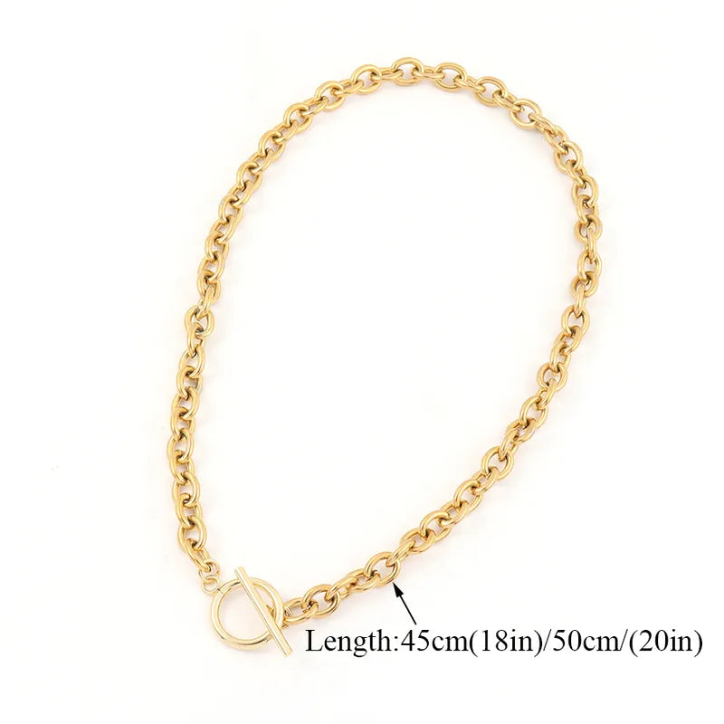 COLLAR ULTRA BOLD CHAIN GOLD