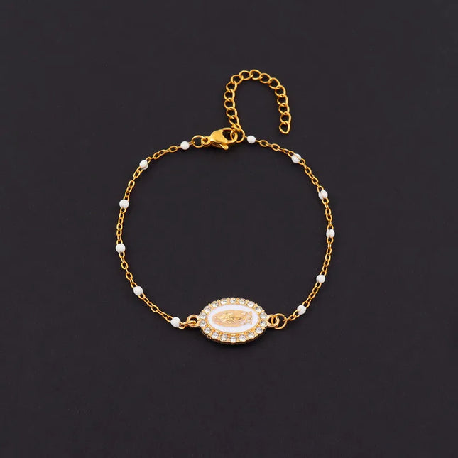 PULSERA VIRGENCITA WHITE