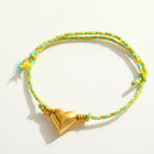 PULSERA BOUND GREEN GOLD
