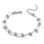 PULSERA NUDO LINKS SILVER