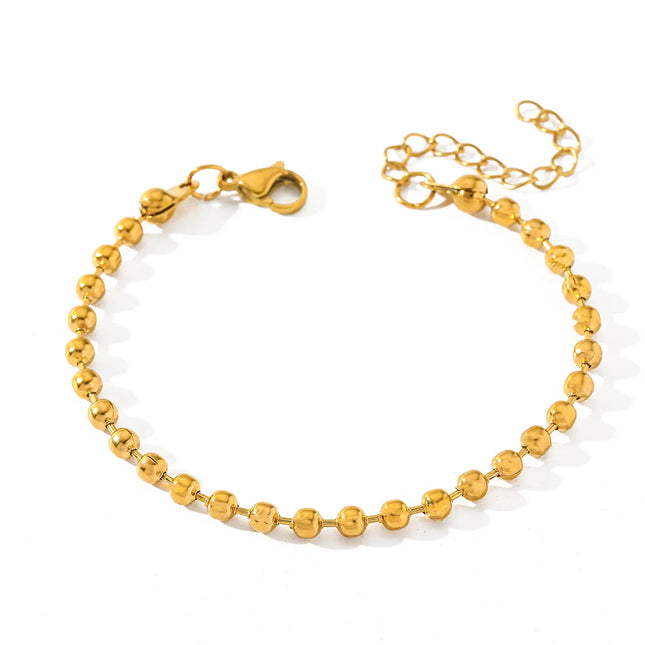 PULSERA BOLITAS GOLD