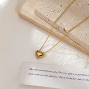 COLLAR HEARTLESS GOLD