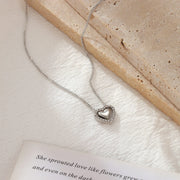 COLLAR HEARTLESS SILVER