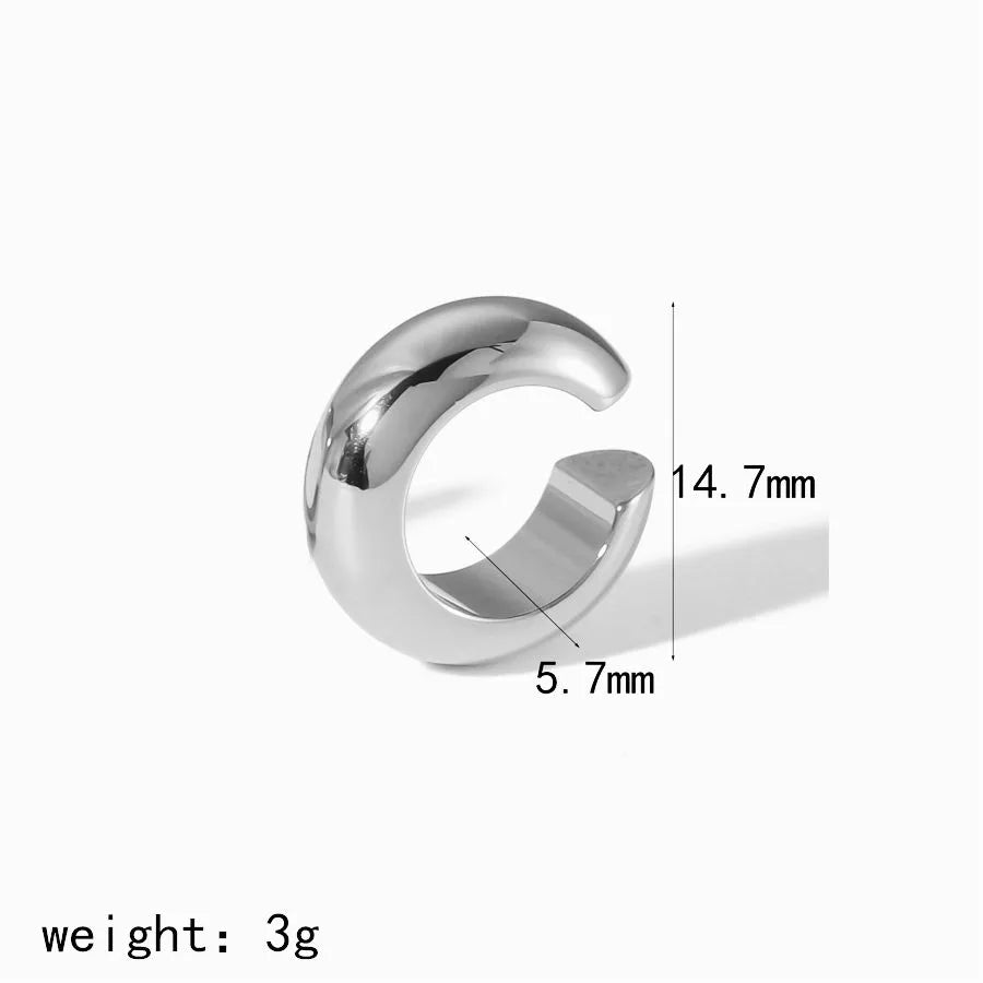 ARO EAR CUFF SIMPLE SILVER