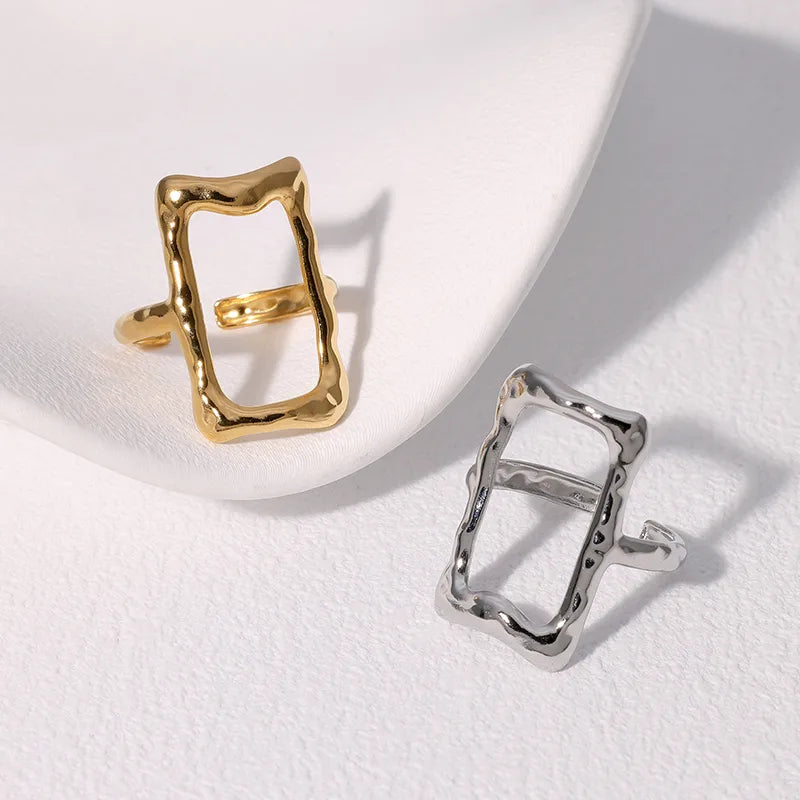 ANILLO RECTANGULO SILVER