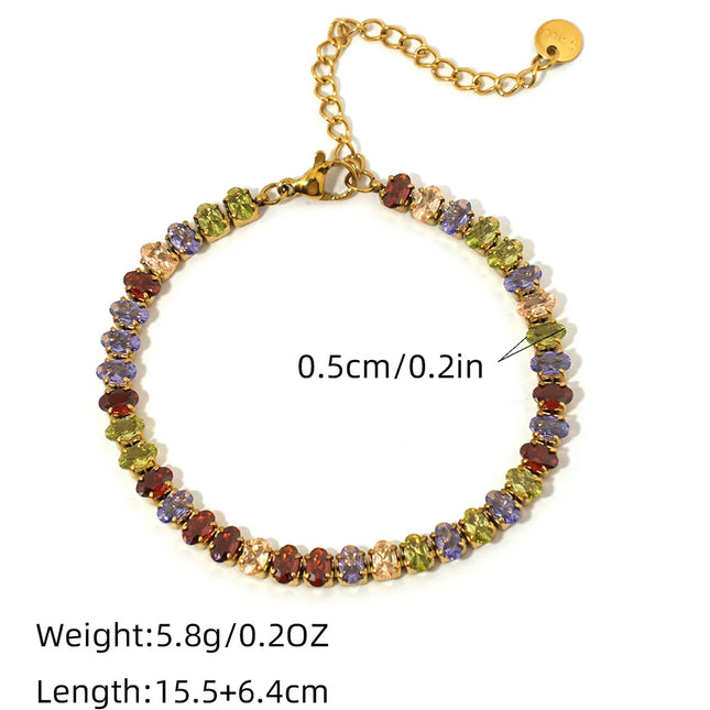 PULSERA LUXURY OVALS COLOURS