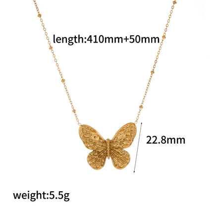 COLLAR MARIPOSA RETRO