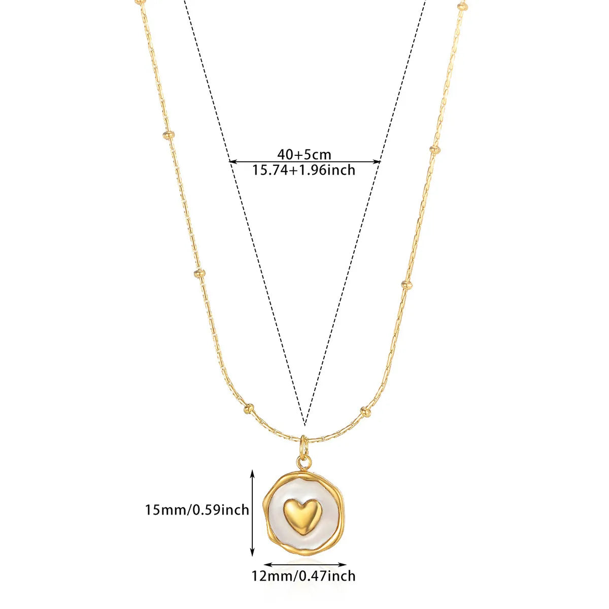 COLLAR HEART NACAR