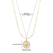 COLLAR HEART NACAR