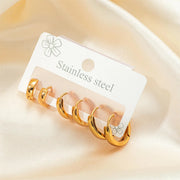 AROS COMBO DE ARGOLLAS CUBANAS GOLD