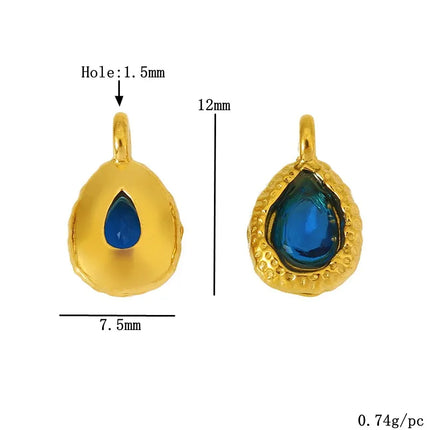 DIJE GOTA VINTAGE AZUL