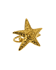 ANILLO ESTRELLA DE MAR GOLD
