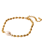 PULSERA SIMPLE PEARL GOLD
