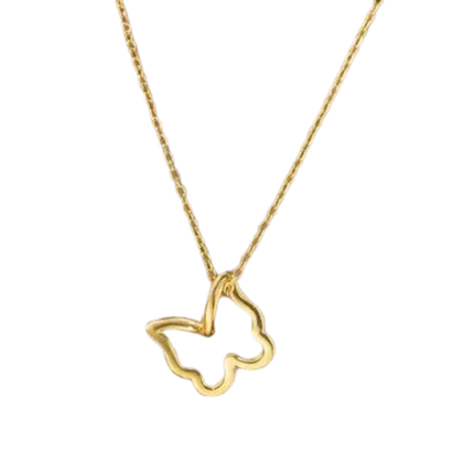 COLLAR MARIPOSA CALADA