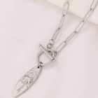 COLLAR PALMERA SILVER