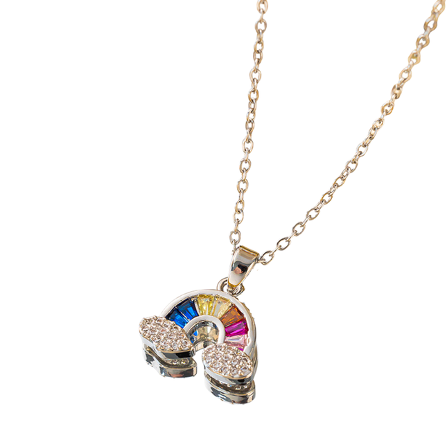 COLLAR ARCOIRIS SILVER