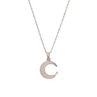 COLLAR LUNA MICROPAVE SILVER