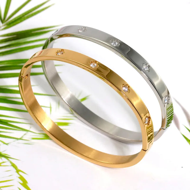 ESCLAVA CHELSSEA SHINY GOLD