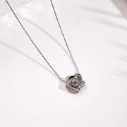 COLLAR ROSA SILVER