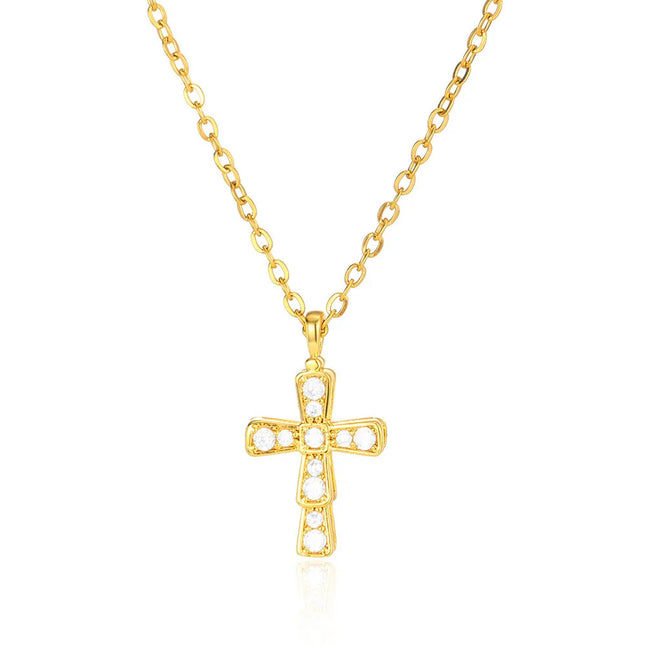 COLLAR CRUZ CUADRADITOS