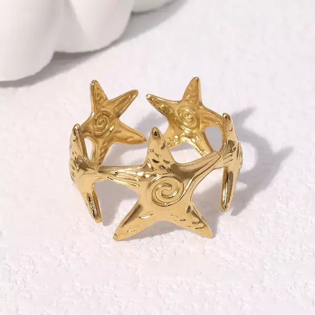 ANILLO ESTRELLAS DE MAR