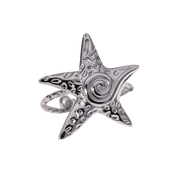 ANILLO ESTRELLA DE MAR SILVER