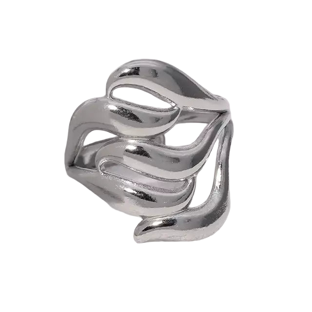 ANILLO TRENZA SILVER