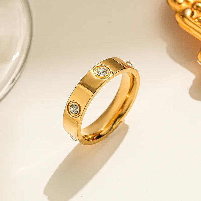 ANILLO AMELIA CUBIC GOLD