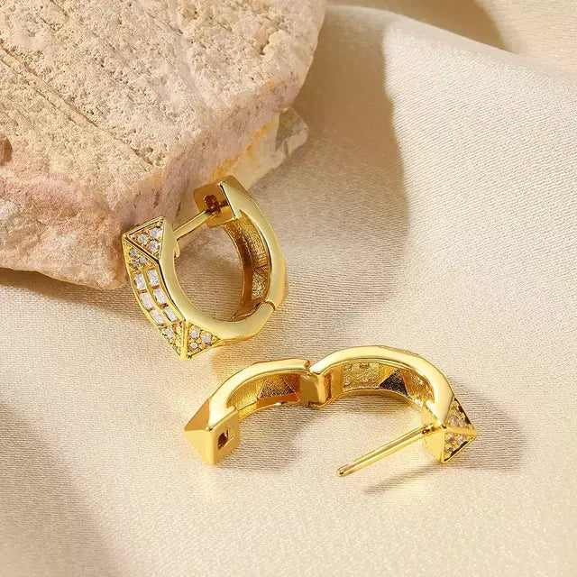 AROS HOOPS BRILLOS CUADRADITOS GOLD