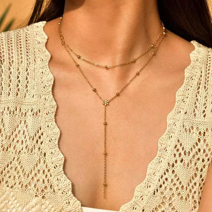 COLLAR CORBATERO BALLS FLOWER