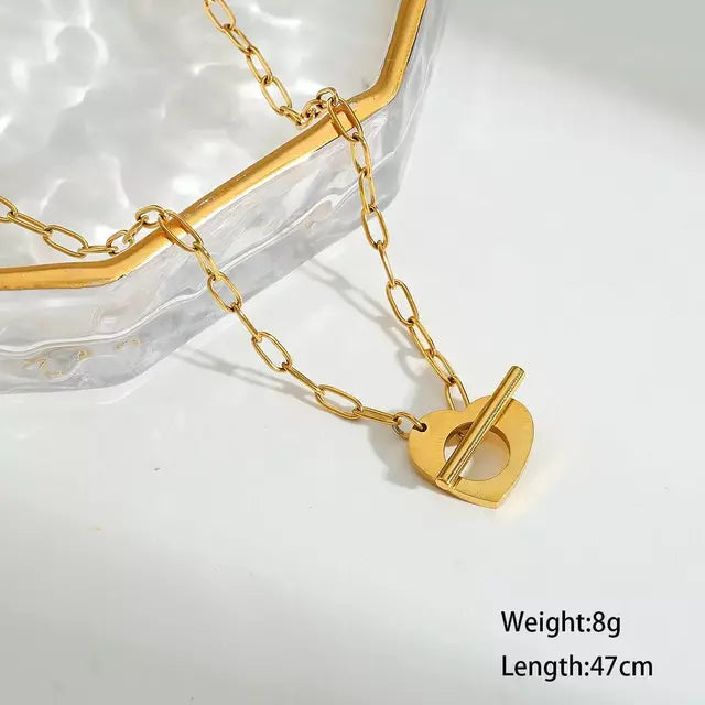 COLLAR MARINERO LINKS HEART