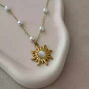 COLLAR SOL PEARLY NACAR