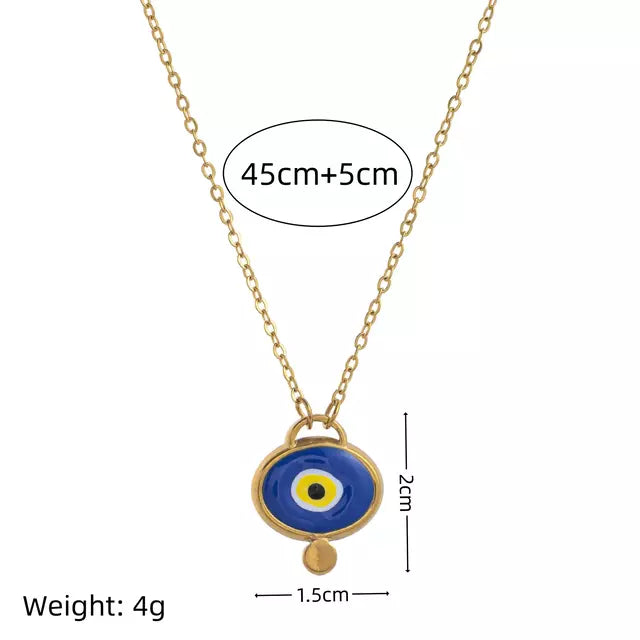 COLLAR TURKISH EYE BLUE