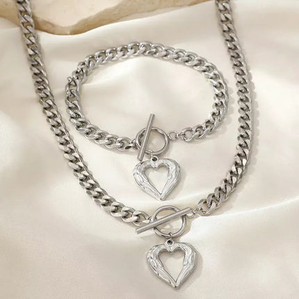 COMBO HEART WINGS SILVER