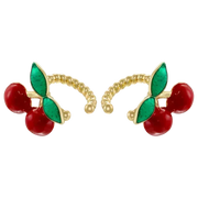 EAR CUFF CHERRY RED
