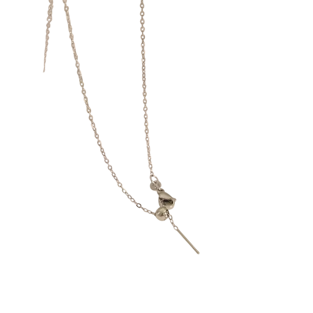 CADENA FORCET CIERRE AGUJA SILVER