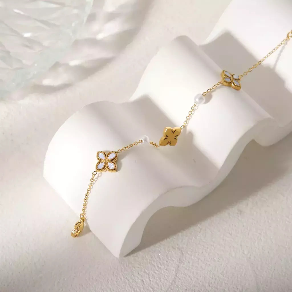 PULSERA FLOR NACAR