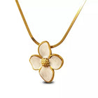 COLLAR ROSE NACAR WHITE