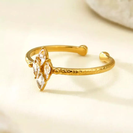 ANILLO ROMBO FINO CUBIC