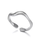 ANILLO WAVY SILVER
