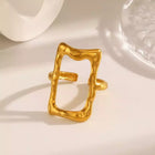 ANILLO RECTANGULO GOLD