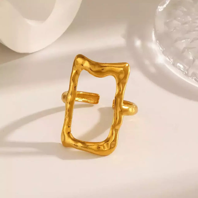 ANILLO RECTANGULO GOLD