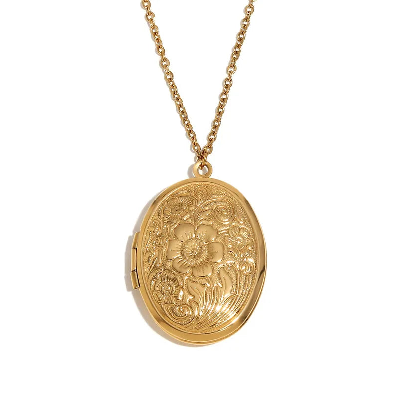 COLLAR RELICARIO MARBELLA GOLD