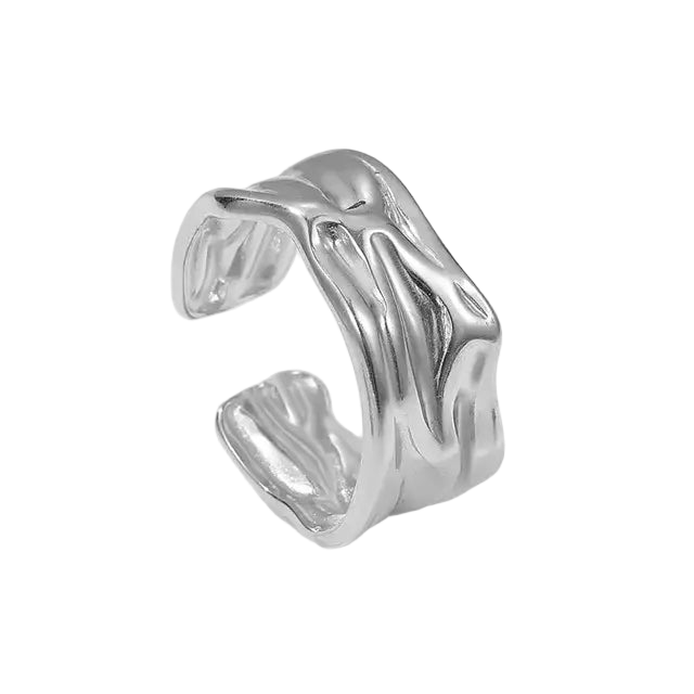 ANILLO BIG PINKY SILVER